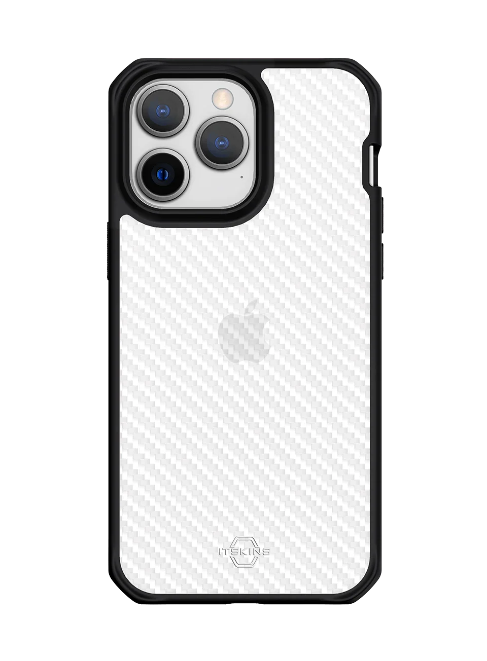 Itskins Hybrid Tek iPhone 14 Pro Max Case - Black And Transparent - Tashqila Itskins Hybrid Tek iPhone 14 Pro Max Case - Black And Transparent - Tashqila